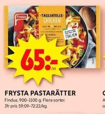 ICA Kvantum FRYSTA PASTARÄTTER erbjuda