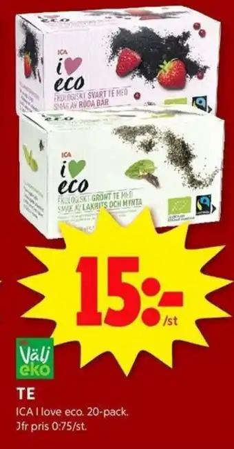 ICA Kvantum TE erbjuda