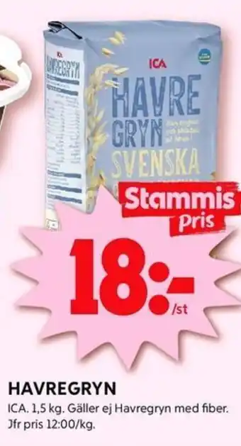 ICA Kvantum HAVREGRYN erbjuda