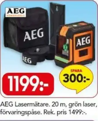 AEG Lasermätare 20m