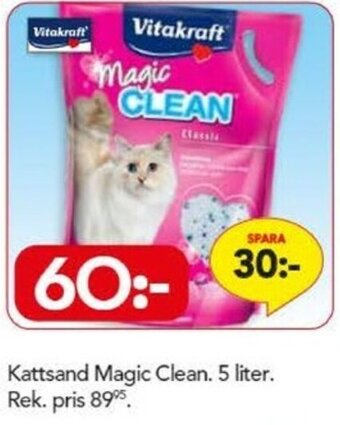 Bo Ohlsson Vitakraft Kattsand Magic Clean 5 liter erbjuda