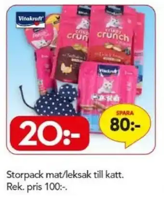 Vitakraft Storpack mat/leksak till katt