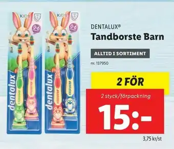 Lidl Tandborste Barn erbjuda