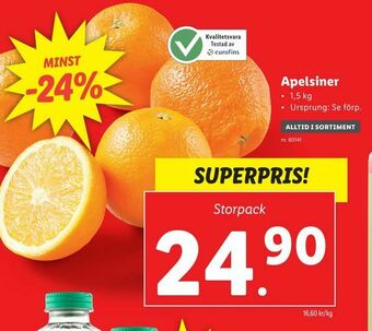 Lidl Apelsiner erbjuda
