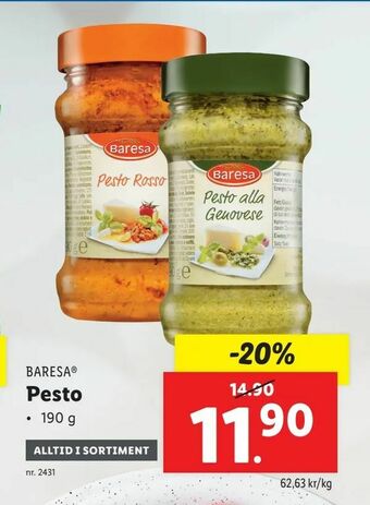 Lidl Pesto erbjuda