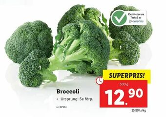 Lidl Broccoli erbjuda