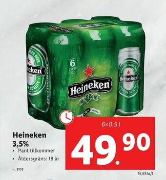 Lidl Heineken erbjuda