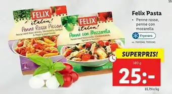Lidl Felix Pasta erbjuda