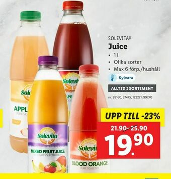 Lidl Juice erbjuda