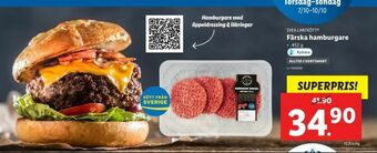 Lidl Färska hamburgare erbjuda