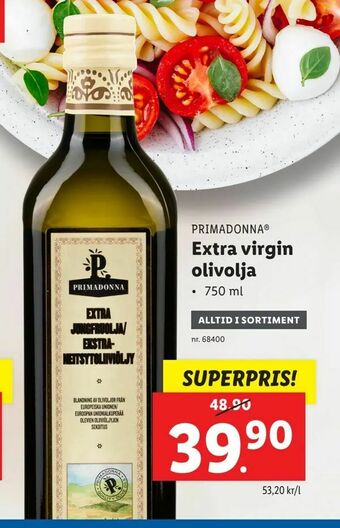 Lidl Extra virgin olivolja erbjuda