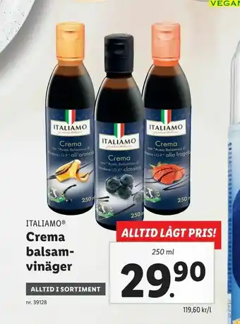 Lidl Crema balsam- vinäger erbjuda