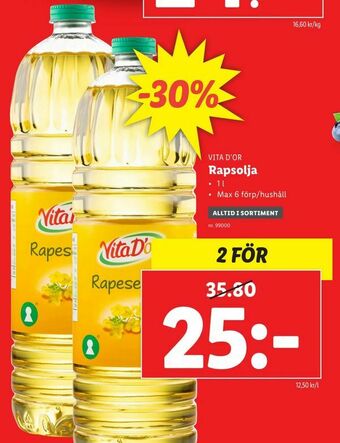 Rapsolja