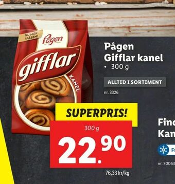 Pågen Gifflar kanel