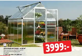 Jem&Fix VÄXTHUS MYTHOS - 4,56 M² erbjuda