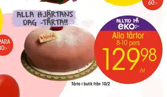 EKO Alla tårtor erbjuda