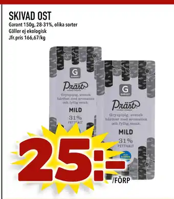 Matdax SKIVAD OST erbjuda