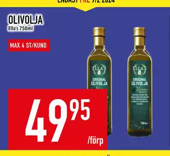 Matdax OLIVOLJA erbjuda