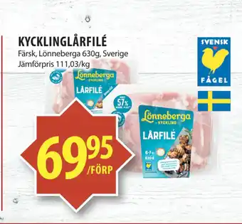 Matvärlden Tensta KYCKLINGLÅRFILÉ erbjuda