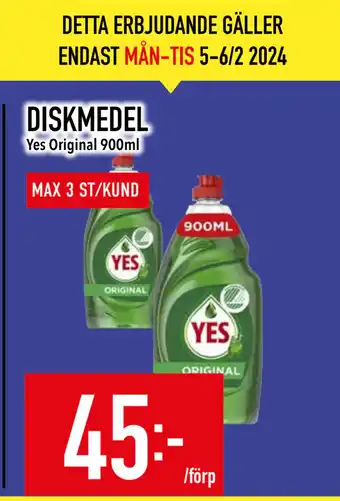 Matdax DISKMEDEL erbjuda