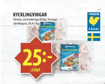 Matvärlden Tensta KYCKLINGVINGAR erbjuda