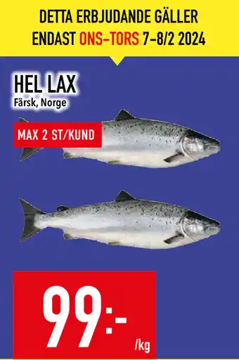 Matdax HEL LAX erbjuda