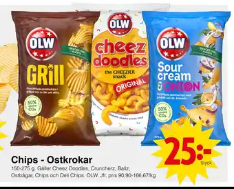Matöppet Chips - Ostkrokar erbjuda