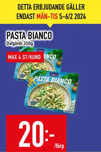 Matdax PASTA BIANCO erbjuda