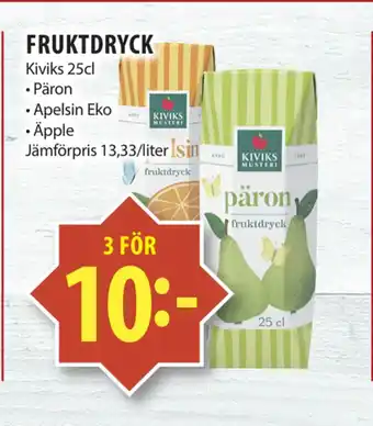 Matvärlden Tensta FRUKTDRYCK erbjuda