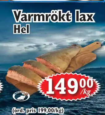 T-jarlen Varmrökt lax erbjuda