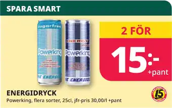 Tempo ENERGIDRYCK erbjuda
