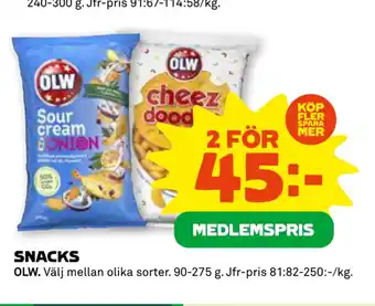 Stora Coop SNACKS erbjuda