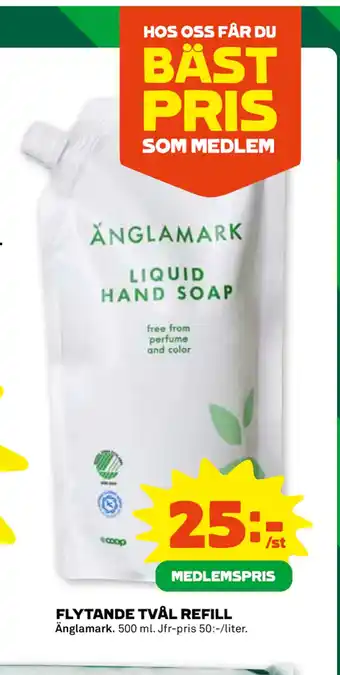 Stora Coop FLYTANDE TVÅL REFILL erbjuda