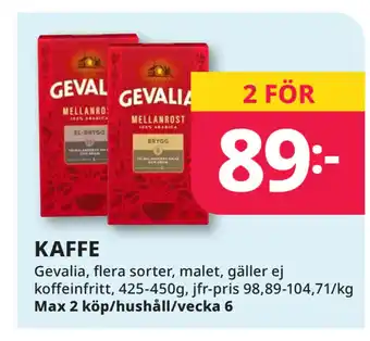 Tempo KAFFE erbjuda