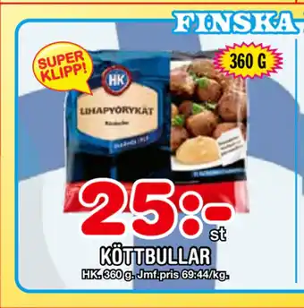 Nya Pulsen KÖTTBULLAR erbjuda