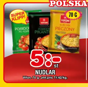 Nya Pulsen NUDLAR erbjuda