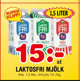 Nya Pulsen LAKTOSFRI MJÖLK erbjuda