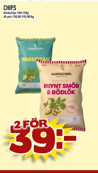 MatArket CHIPS erbjuda