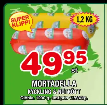 Nya Pulsen MORTADELLA erbjuda