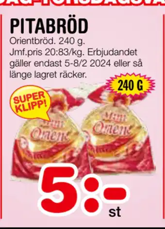 PITABRÖD