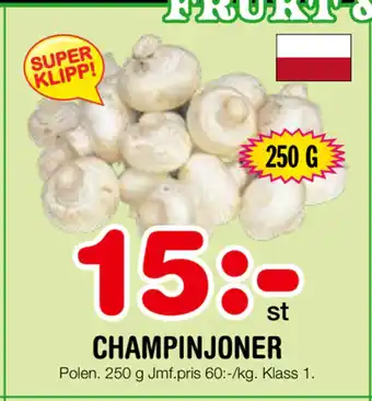 Nya Pulsen CHAMPINJONER erbjuda