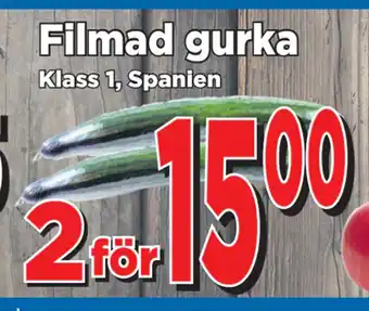 Supergrossen Filmad gurka erbjuda