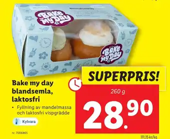 Bake my day blandsemla, laktosfri
