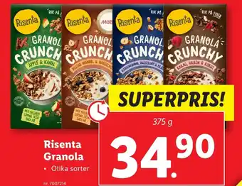 Lidl Risenta Granola erbjuda