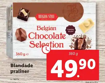 Lidl Blandade praliner erbjuda