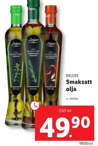 Lidl Smaksatt olja erbjuda