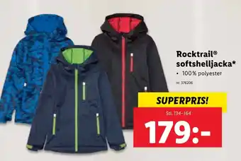 Lidl Rocktrail softshelljacka erbjuda