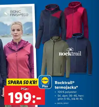 Lidl Rocktrail termojacka* erbjuda