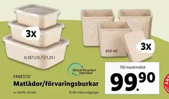Lidl Matlådor/förvaringsburkar erbjuda