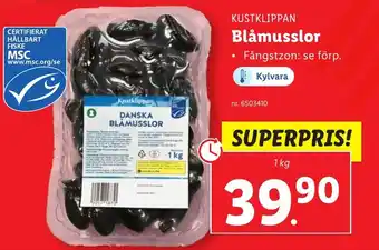 Lidl Blåmusslor erbjuda